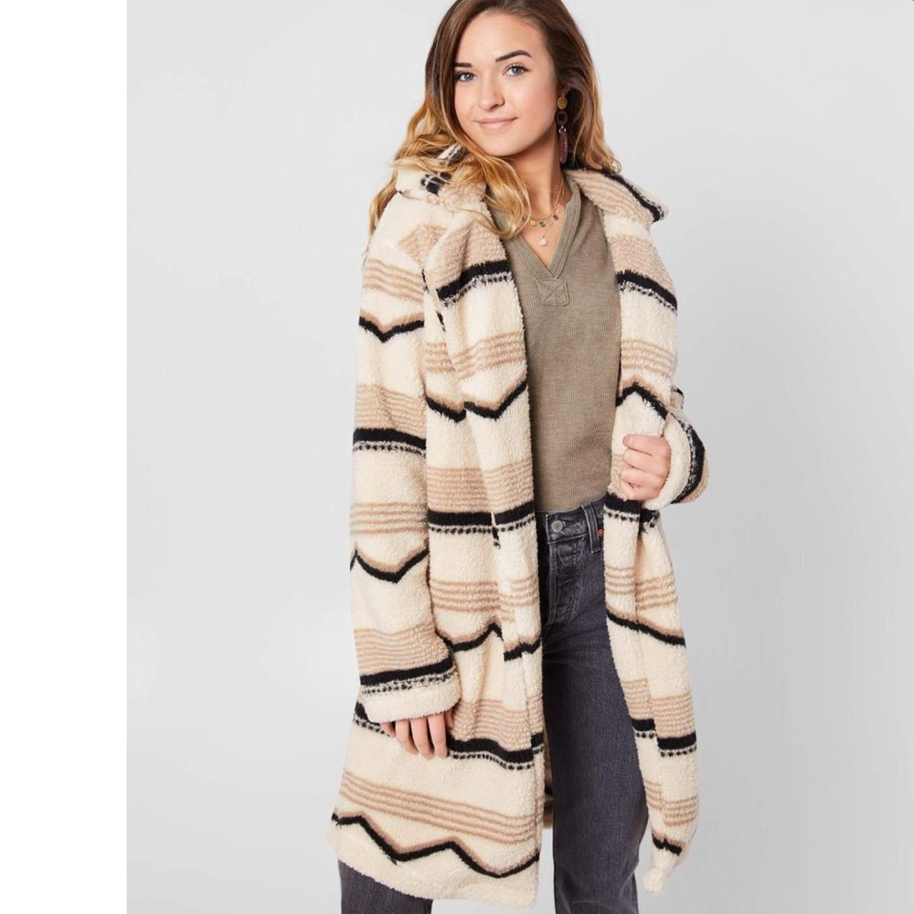 Billabong Women's Montreal Longline Fleece Jacket